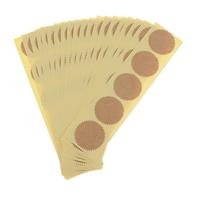 20 Sheets / 100 Pieces Assorted Color Serrated Round Dot Stickers Coding Labels, Adhesive Circles for Art Crafts, Organizing Supplies, 45mm