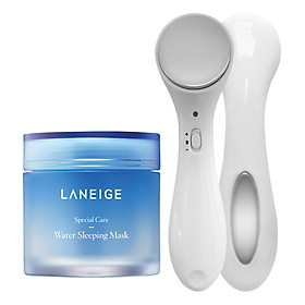 Bộ Mặt Nạ Ngủ Dưỡng Ẩm Laneige Water Sleeping Mask (70ml) + Máy Massage Ion Applicator