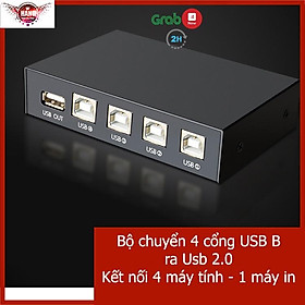 Mua Bộ chia máy in 1 ra 4 cổng USB b - JH Q311 U401m - Hồ Phạm