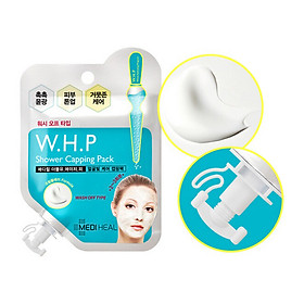 Combo 5 Mặt Nạ Đất Sét Dưỡng Trắng Da Làm Sạch Sâu Mediheal W.H.P Shower Capping Pack 15ml x5