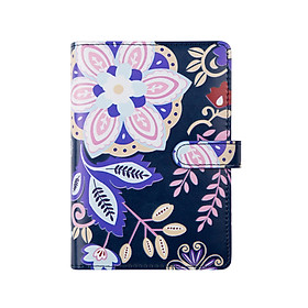 A6 Notebook Budget Binder Diary Agenda PU Leather Loose-Leaf Folder Planner Travel Journal Diary 80 Sheet Gift for