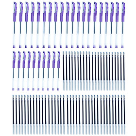 Combo 30 Bút Mực Nước Gel + 60 Ruột Ngòi Viết
