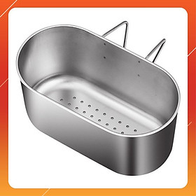 Mua Khay lọc rác bồn rửa chén ngăn tắc bồn rửa không ghê tay | Khay đựng dụng cụ rửa chén chất liệu INOX 304 siêu bền chống hoen gỉ