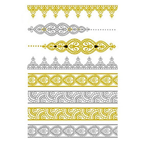 1pc Waterproof Removable Native Tribe Temporary Tattoo Body Sticker Sheets