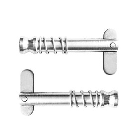 2 Pieces/ Set 43mm 316 Stainless Steel Quick Release Pins for Boat Top Deck Hinge