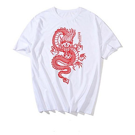 ÁO thun ngắn tay unisex in hình Dragon