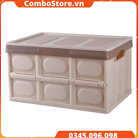 Thùng đựng đồ ô tô xe hơi -  gấp gọn đa năng 56 lít - loại trung cấp