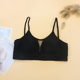 Áo Lót Nâng Ngực Nữ Quây Không Gọng Cao Cấp LUPERI LU3AL866 Dáng Hở Lưng Trơn Quai Trễ Mút Mềm Siêu Mỏng