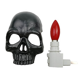 Human Skull Wall Light, Party Atmosphere Light, Home Room Decor Night Lamp, Halloween Night Light Plug in for Kitchen, Living Room, Bedroom, Party