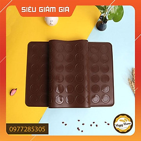 Mua Thảm Silicon Chống Dính Nướng Bánh Macaron 48 ô tròn - Dụng cụ làm bánh