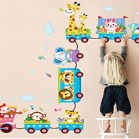 Decal dán tường hoạt hình tàu thú ngộ nghĩnh xy1125