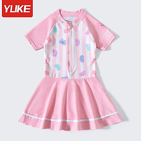 Đồ bơi liền váy cao cấp cho bé gái hàng quảng châu