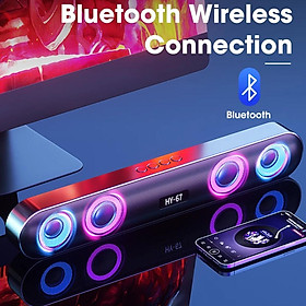 PC Soundbar không dây 6D loa vòm bluetooth 5.0 home có dây máy tính âm thanh siêu loa siêu trầm âm thanh máy tính xách tay máy tính xách tay tv Màu sắc