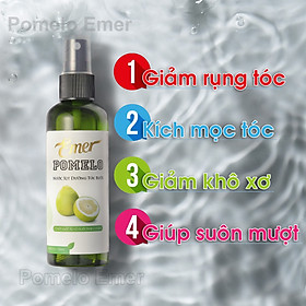 Nước xịt tinh dầu bưởi kích thích mọc tóc Pomelo 100ml giúp giảm rụng tóc, cho mái tóc dày và dài hơn