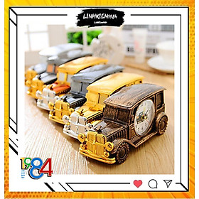 Mua Đồng hồ báo thức để bàn  đồng hồ mô hình ô tô độc đáo phong cách cổ điển  sang trọng có ống đựng bút siêu tiện dụng