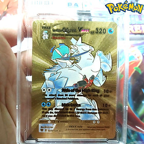 Lee Rider Calyrex VMAX TG15 TG30 thẻ pokemon nhôm mạ vàng ngựa siêu cấp Tặng kèm bảo vệ thẻ 1459 d24 1-44