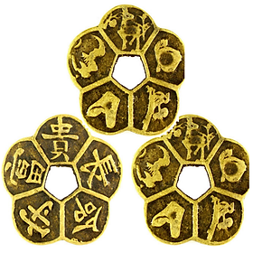 BỘ 3  Đồng  hoa mai(Đồ đồng, phong thủy) - Phong Thủy Gia Đình - 206570 