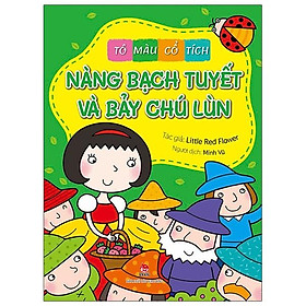 Download sách Tô Màu Cổ Tích: Nàng Bạch Tuyết Và Bảy Chú Lùn