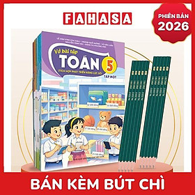 Sách Giáo Khoa Bộ Lớp 5 - Tích Hợp Phát Triển Năng Lực Số - Sách Bài Tập (Bộ 12 Cuốn) (Phiên Bản 2026) - Kèm 10 Bút Chì