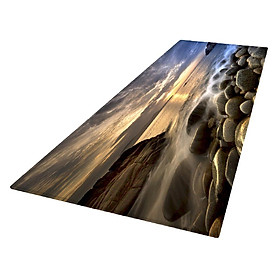 Non-woven Fabric Floor Mat Printed Bathroom Non-slip Area Rug
