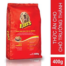 Thức Ăn Hạt Cho Chó Lớn FIB'S Gói 400g