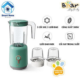 Mua Máy Xay 3 in 1 Đa Năng Bear LLJ-C10P1 (BL-B10V2) - Máy Xay Ăn Dặm 3 Cối Cho Bé Bản Quốc Tế Hàng Chính Hãng