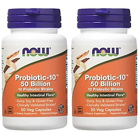 Viên Uống Now Foods Probiotic10 50 Billion
