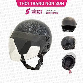 Mũ bảo hiểm 3/4 lỗ thông gió phiên bản mới NÓN SƠN chính hãng MT-ĐN110