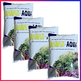 4 Túi Đất Nền Trồng Cây Thủy Sinh Bể Cá, Phân nền DIA MAX AQUA giàu dinh dưỡng ( 2KG/ túi) 