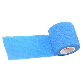 Elastic Sports 5cm Stretchable Self Adheres Bandage Tape Gauze Wrap Roll First Aid Strap for Wrists, Fingers, Ankle, Back, Knee and Other Body Areas