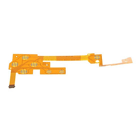 Repair Parts Right Conductive Film Ribbon Cable for Nintendo Wii U Pad - Yellow