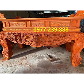 sập thờ gỗ hương chân 20cm