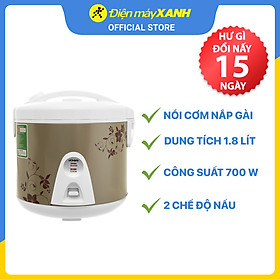 Mua Nồi cơm điện nắp gài Hommy 1.8 lít JRC-180FE - Hàng chính hãng
