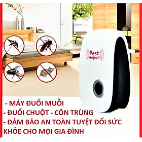 Hình ảnh MÁY ĐUỔI MUỖI CHUỘT VÀ CÁC LOẠI CÔN TRÙNG BẰNG SÓNG SIÊU ÂM THÔNG MINH AN TOÀN TIỆN DỤNG HÀNG CHUẨN CHẤT LƯỢNG