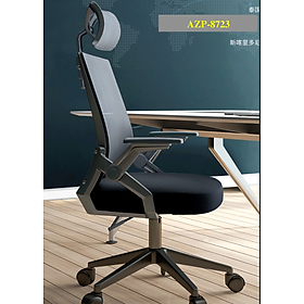 Mua Siêu Phẩm Độc Quyền Ghế Văn Phòng Thông Minh Tay Cất Gọn AZP FURNITURE Ergonomic AZP-98723 ĐEN Style Đương Đại
