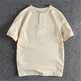 Áo thun cổ trụ 300G phong cách Retro_dã ngoại