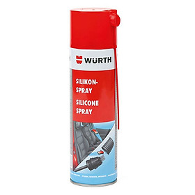 Chai Xịt Bôi Trơn Tiếp Điểm Wurth Silicone Spray 0893221 500ml