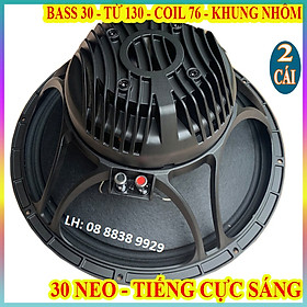 CẶP BASS 30 NEO ĐẶC BM ÚP ĐEN TỪ 130 COIL 75 CAO CẤP - GIÁ 2 LOA