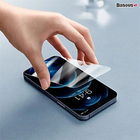 Mua Kính cường lực dùng cho các dòng iPhone 12 Baseus 0.3mm Full-glass Super porcelain crystal Tempered Glass Film For iP 12 - hàng chính hãng