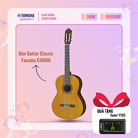 Đàn Guitar Classic Yamaha C40MII-CG shape Spruce Top Back & Side Tonewood