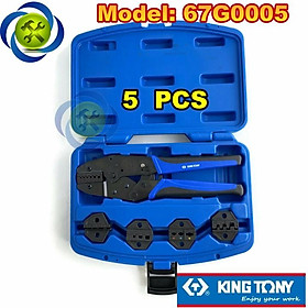 Kìm bấm cos Kingtony 67G0005 có 5 chi tiết