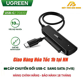 Mua Cáp Chuyển USB Type C to SATA Cho Ổ Cứng 2.5 inch Ugreen 70610 - Hàng Chính Hãng