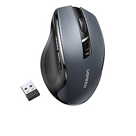 Mua Ugreen UG15508MU006TK 4000DPI 6 nút điều chỉnh kiểu dáng Công thái học Màu Xanh Chuột bluetooth + 2.4ghz không dây Không kèm Pin AA - HÀNG CHÍNH HÃNG