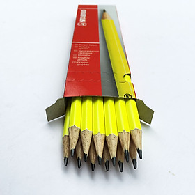 Hộp bút chì thân màu neon (PC317/12-2B) - Hộp 12 bút thân màu vàng neon (PC317Y/12-2B)