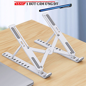Mua Kệ laptop nhựa chữ X siêu mỏng Giá đỡ laptop  ipad gấp gọn DC32 Tặng bút cảm ứng ĐT