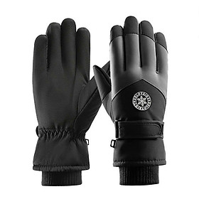 Găng tay nam mùa đông cảm ứng điện thoại lót nỉ lông ấm áp, chất liệu da cao cấp không bong nổ GTN