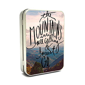 Hộp thiếc Vintage Box - The mountain are calling