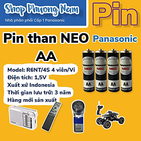 1 hộp 10 vỉ pin tiểu AA đen NEO Panasonic R6NT/4SB (Hàng chính hãng)
