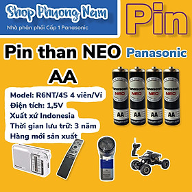 Hộp pin đũa đen (48 viên) R6NT/4B vỉ giấy Panasonic chính hãng