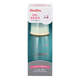 BÌNH SỮA CHUCHU 150ML CỔ THƯỜNG PPSU